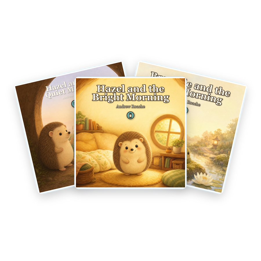Three morning-routine picture books from Lantern Path shown together as a bundle.