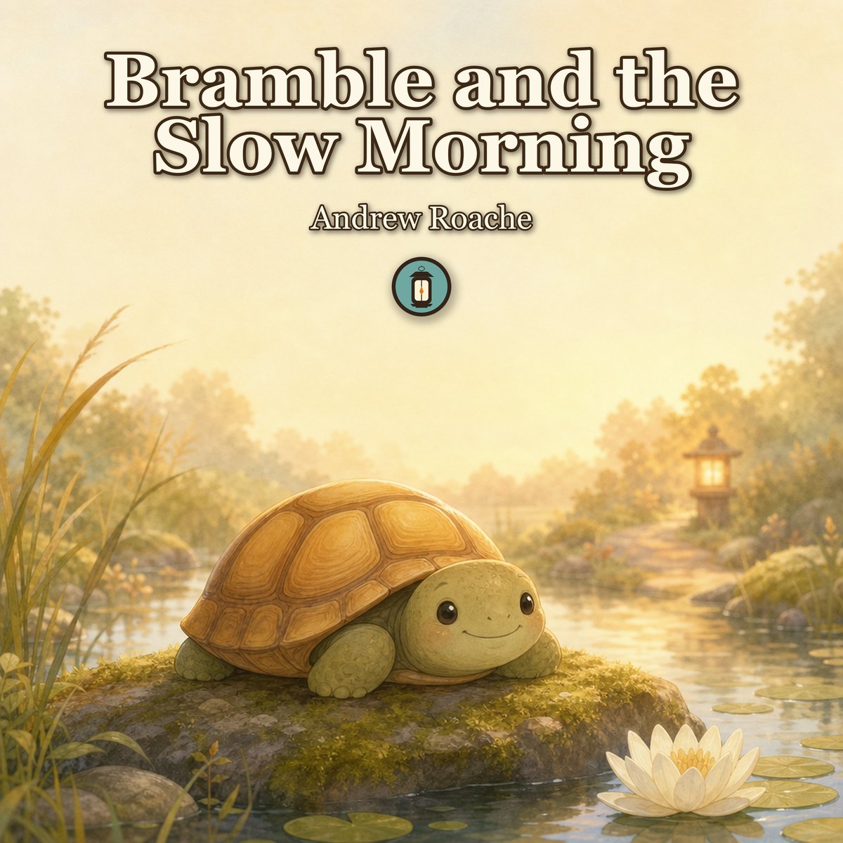 Bramble and the Slow Morning - picture book cover by Lantern Path Books.
