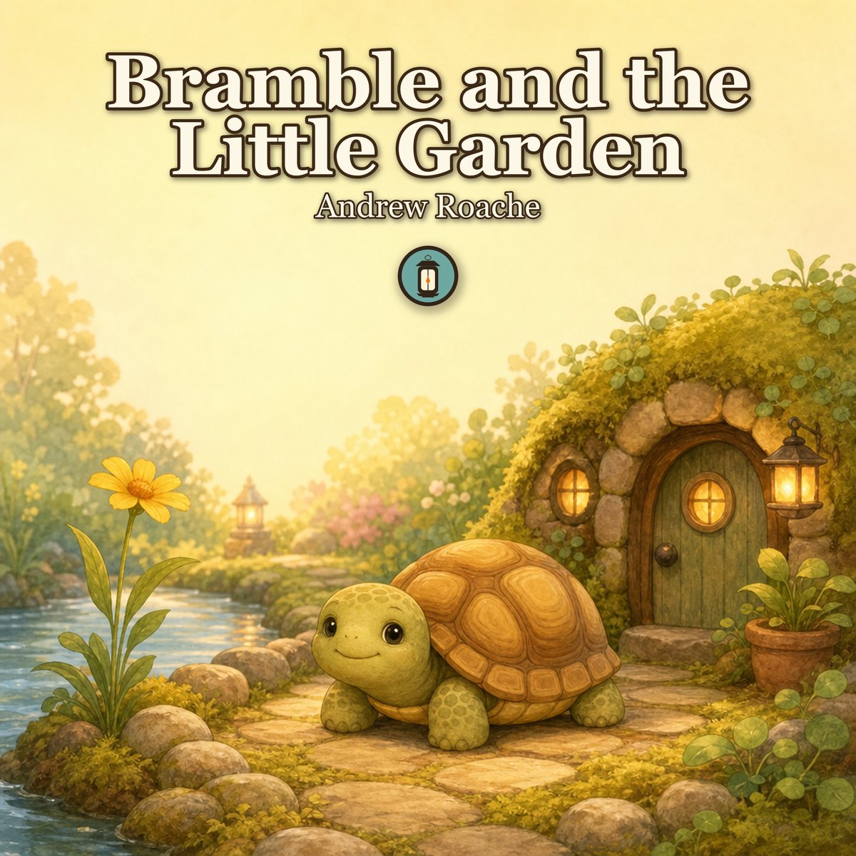 Bramble and the Little Garden - picture book cover by Lantern Path Books.