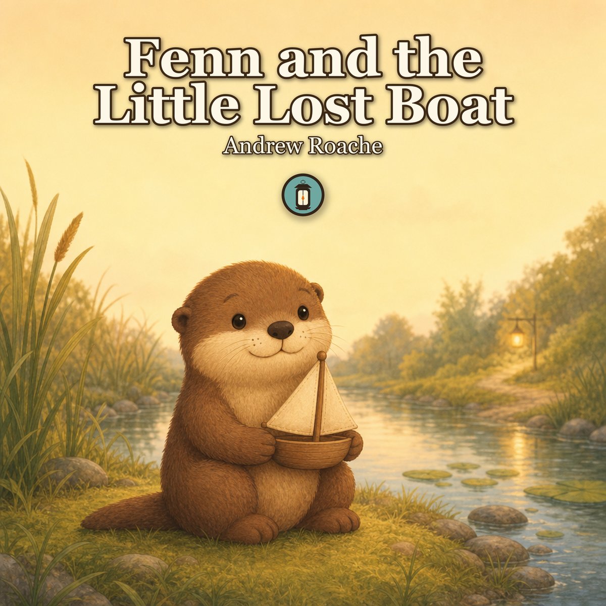 Fenn and the Little Lost Boat - picture book cover by Lantern Path Books.