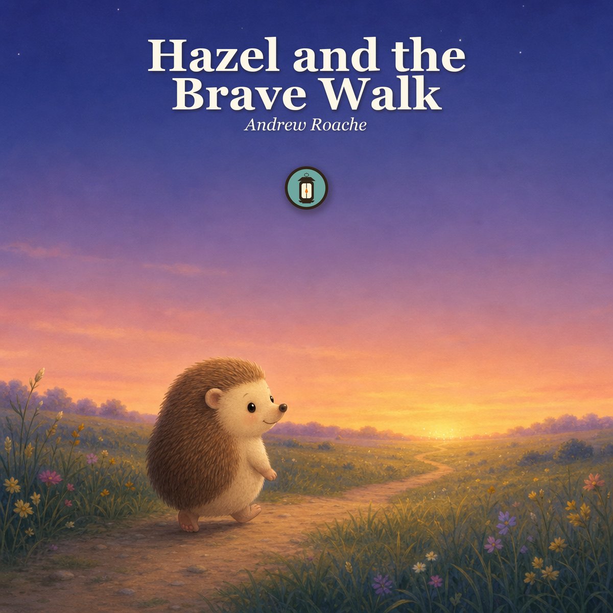 Hazel and the Brave Walk - picture book cover by Lantern Path Books.