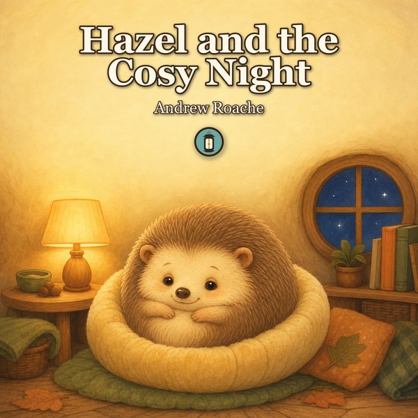 Hazel and the Cosy Night - picture book cover by Lantern Path Books.