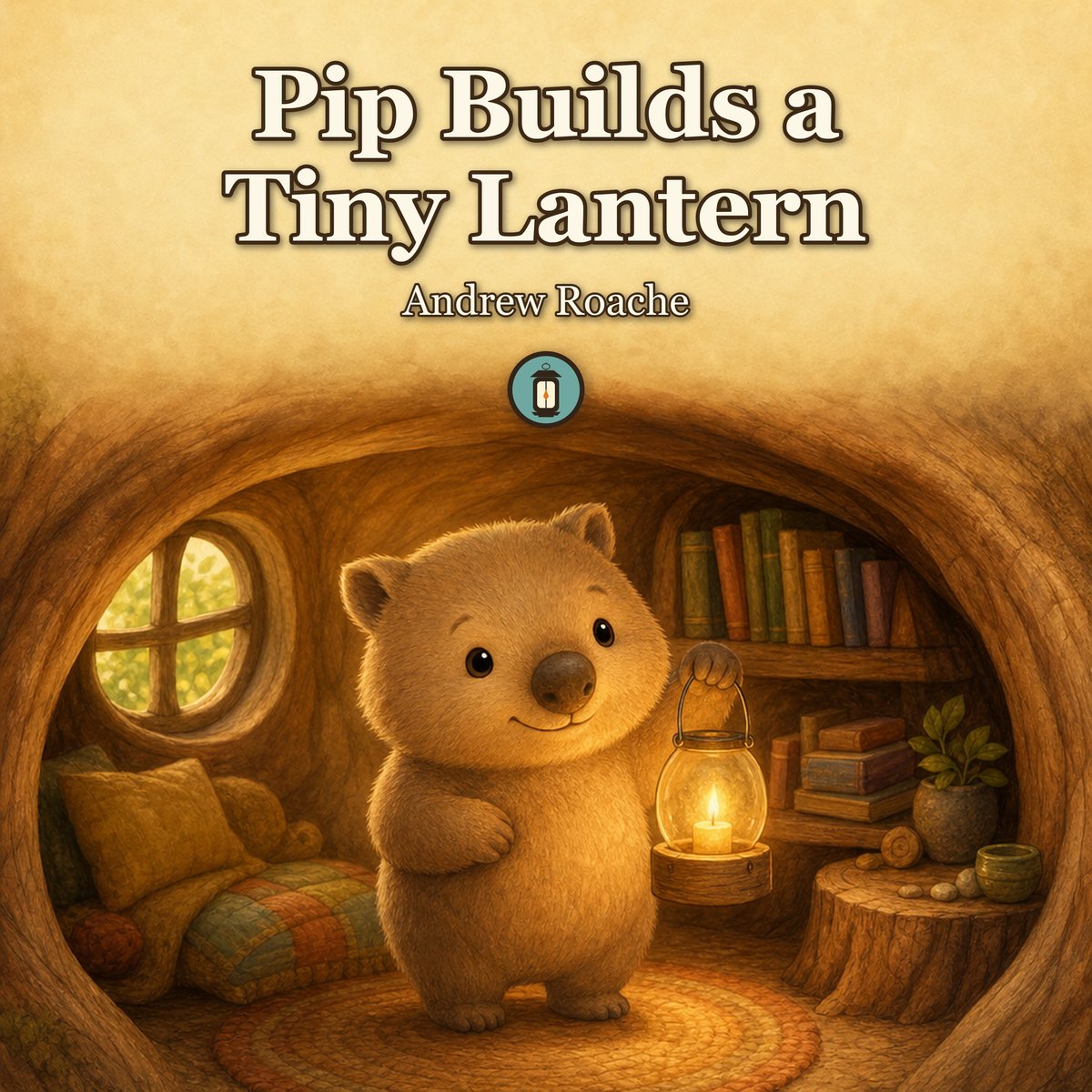 Pip and the Tiny Lantern - picture book cover by Lantern Path Books.