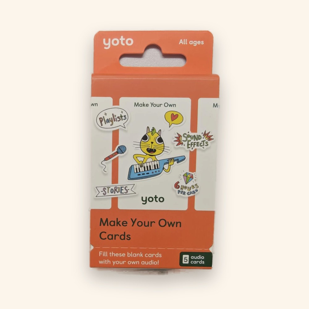 The Make Your Own five-card pack box, our own photo of the actual prize