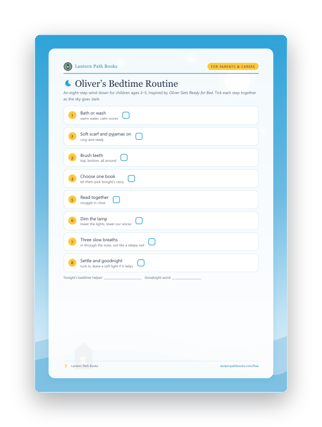 Free routine chart maker from Lantern Path Books
